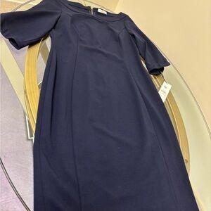 Elegant Navy Blue Dress